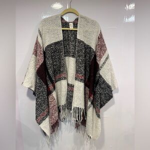 Pinkalicious OS‎ plaid scarf kimono